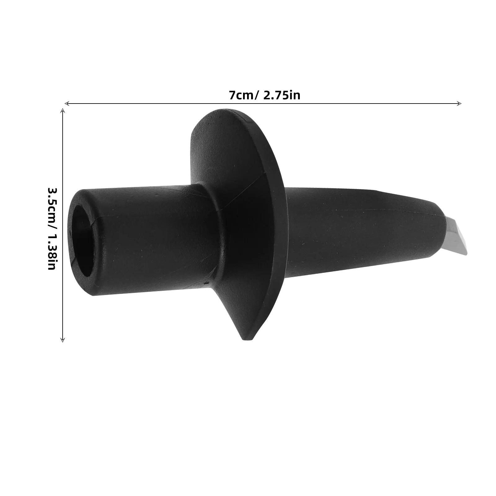 Universal Carbon Fiber Wandern Stick Tipps Trekking Pole Tipps Ersatz Scharfes Design Langlebig Für Outdoor Abenteuer Metall Pole