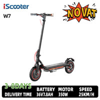 iScooter W7 8.5inch Electric Scooter 650W Scooter for Adults 42V10.5Ah 30km/h Foldable e scooter Dual Shock Absorption Scooters