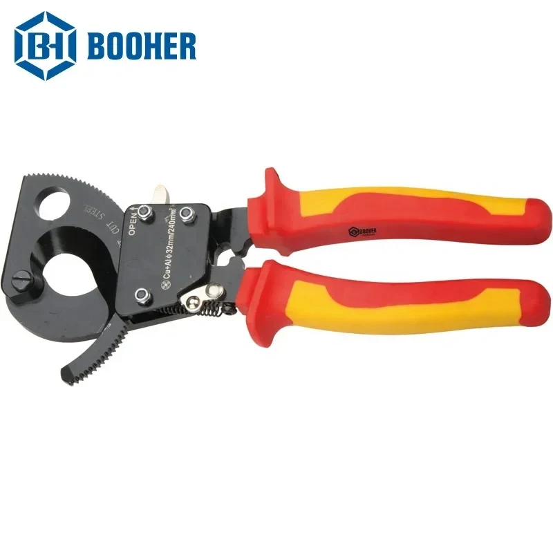 

(Sea shipping) 1000V-VDE INSULATED RATCHET CABLE CUTTING PLIERS