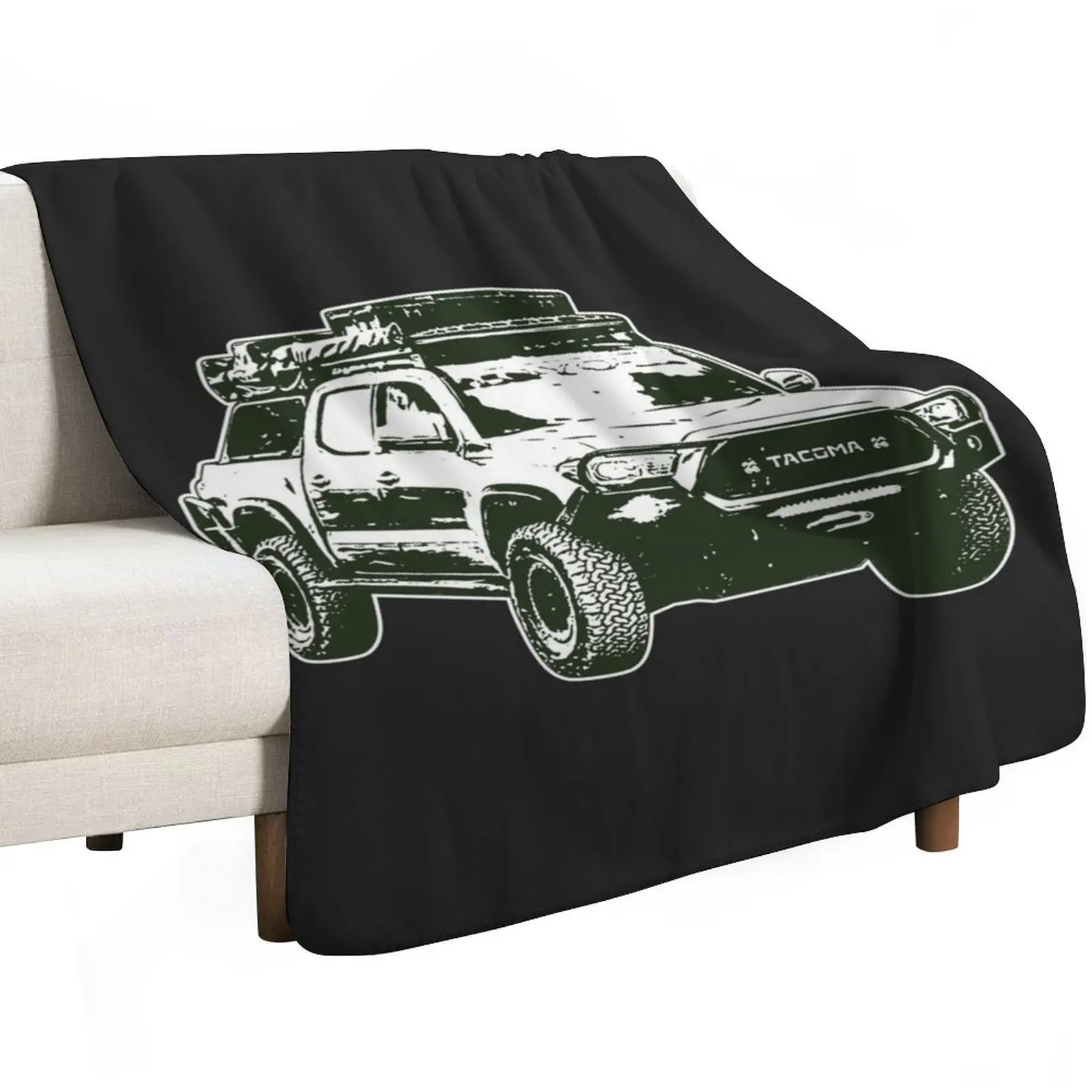 Adventure Tacoma Sketch Throw Blanket Decorative Sofa Shaggy anime Softest manga Warm Blankets