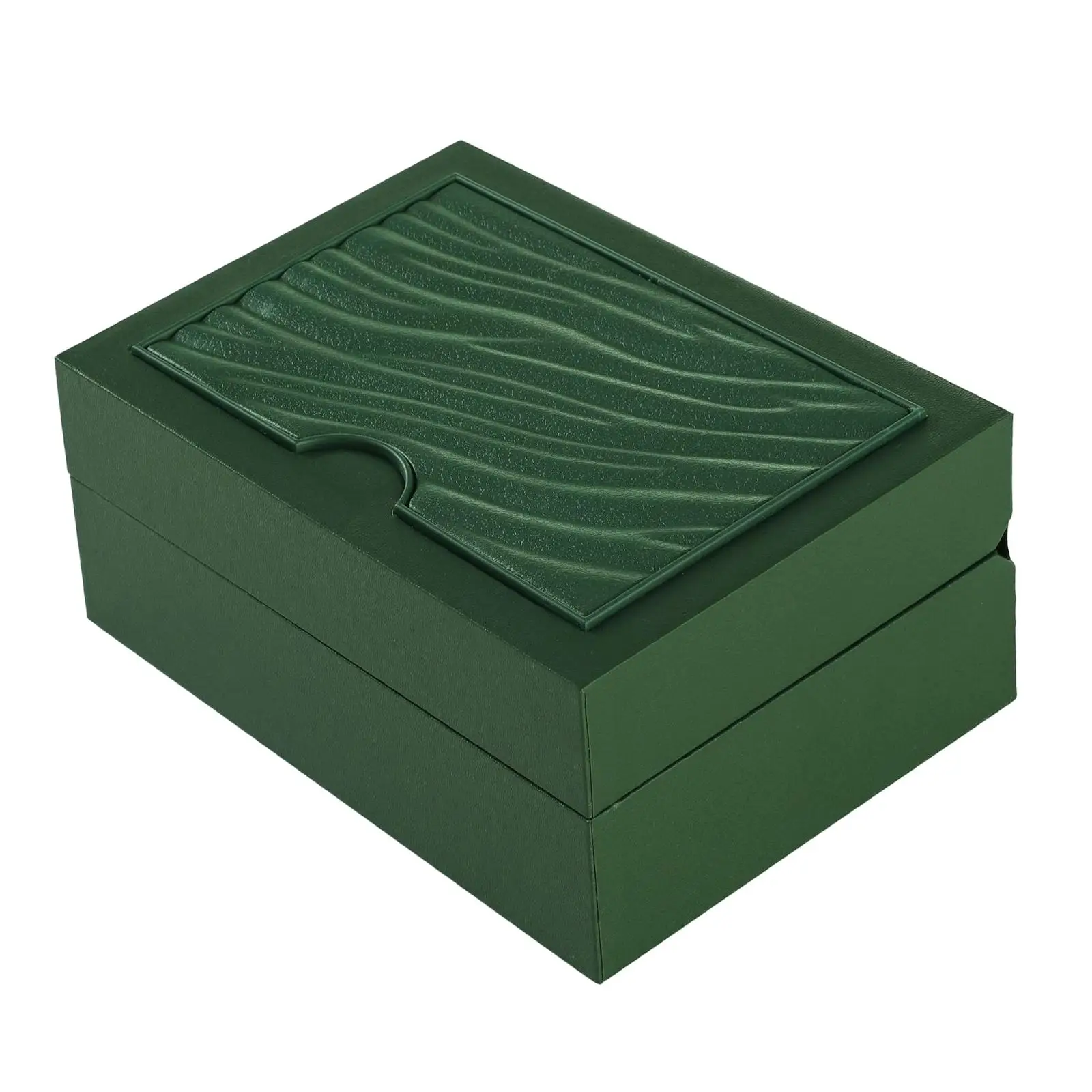 Afbeelding 5: Horlogedoos Stofdicht Ornament Hout PU Horlogebescherming Beschermende container voor armbanden Dames Heren
