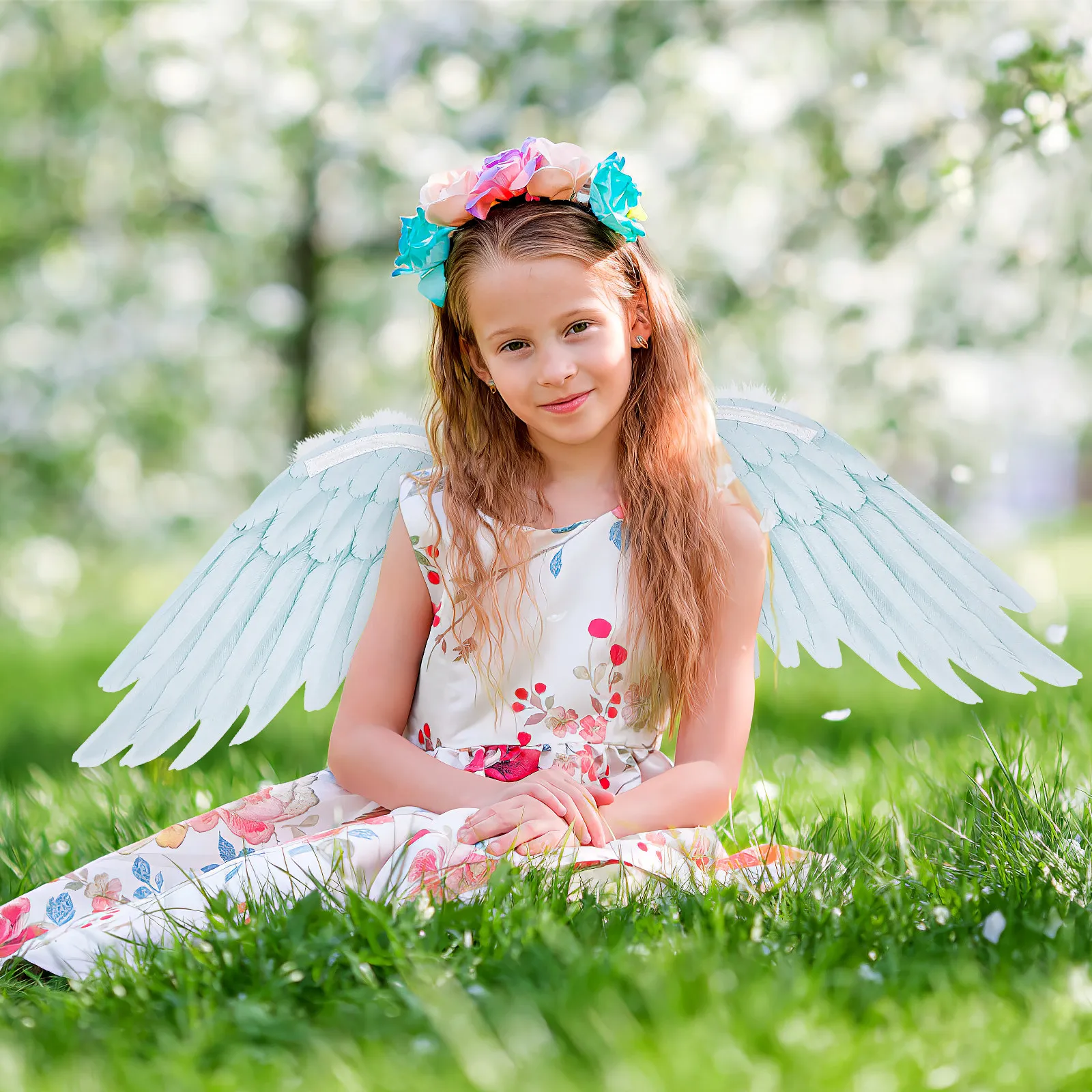Angel Wing Prop Large Delicate Fairy Wings Lightweight Cosplay Halloween Party Performance Costume Decoration Angel Wing Prop