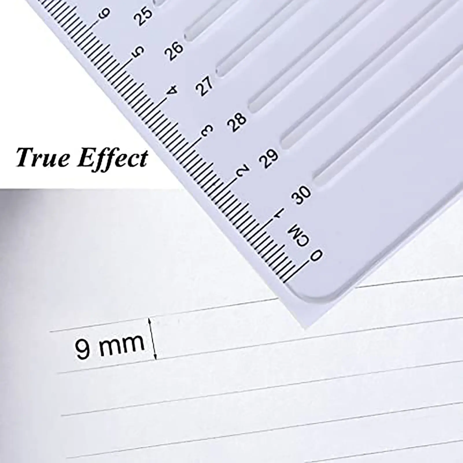 Transparent Ruler Board A4 Clear Ruler Writing Tools Calligraphy Template Straight Line Geometry Template Calligraphy Ruler