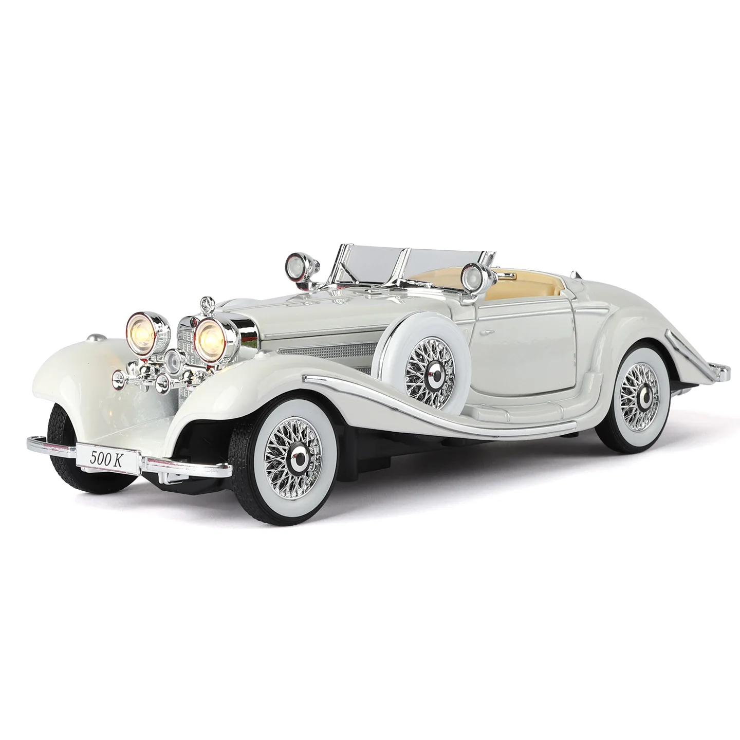 1:24 Alloy Vintage Car Model, Classic for 500K and CLK-GTR Series, Suitable for Youth Collection and Display view 6