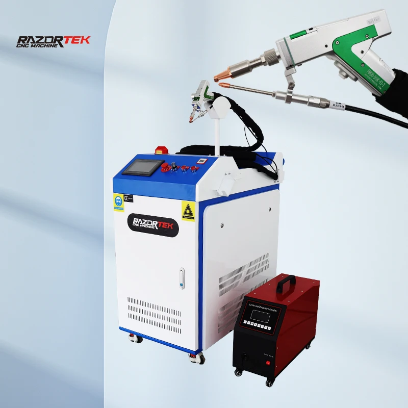 

Razortek Laser welding machine 5 in 1 Laser welding machine 1500w 2000w 3000w hand Mould repair laser welding machine