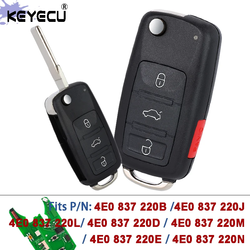 Keyecu P/N: 4E0 837… - image