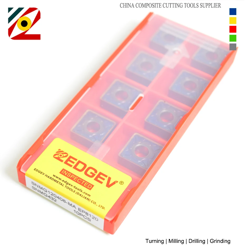Imagem -05 - Carbide Insert Torno Cnc Torno Ferramentas Lâmina Snmg Cortador de Metal Ferramenta de Aço Inoxidável 10 Pcs Snmg120408