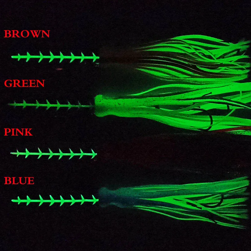 Jig Head con falda de pulpo – Cabeza plomada para jigging lento - imagen 4