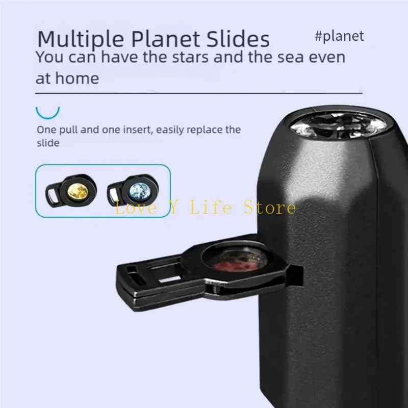 L74C regolabile Halloween Night Light USB Plug Projector Specter Patterns Texture ABS for Home Decoration Party Ambiances