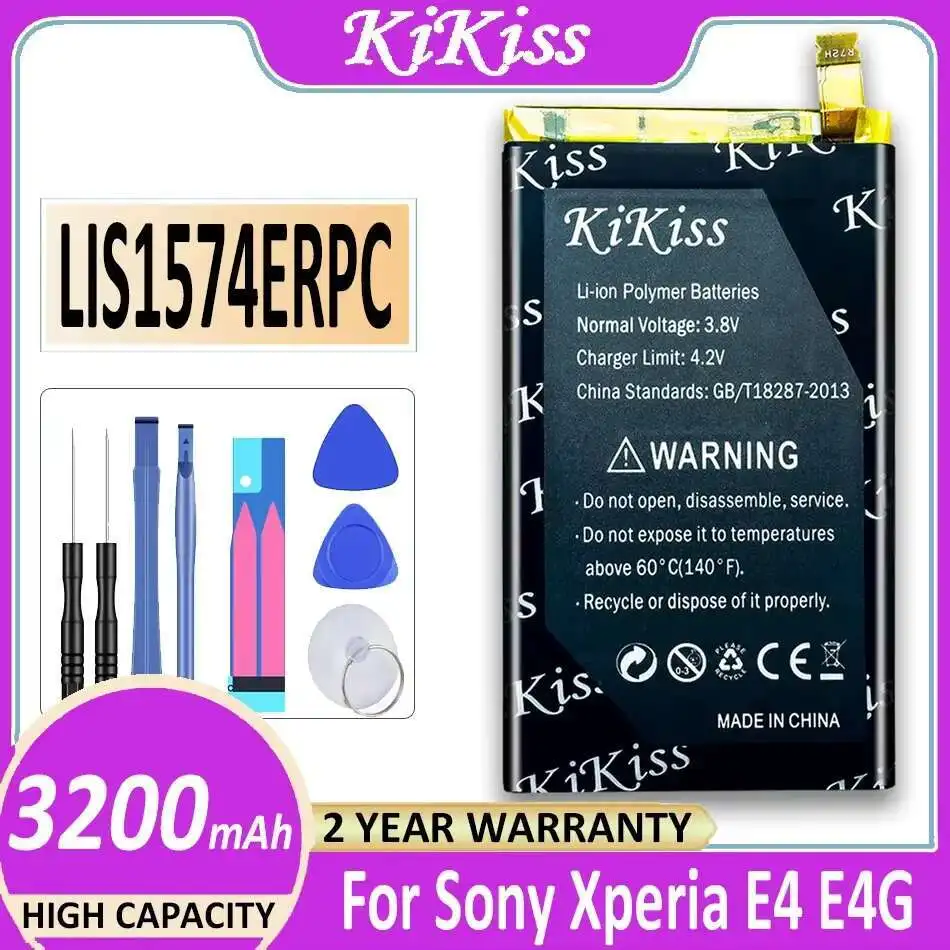 

Аккумулятор мобильного телефона LIS1574ERPC 3200 мАч для Sony Xperia E4 E4G Dual E2104 E2105 E2114 E2115 E2124 E2003 E2006 E2053 E2033 E2043