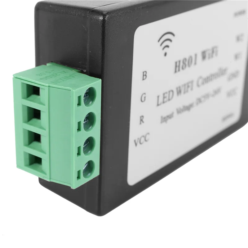 

AT02-5X H801 RGBW Светодиодный контроллер WIFI Светодиодный контроллер RGB Вход 5-24 В постоянного тока для 5050 2835 3528 SMD Светодиодная лента Лента