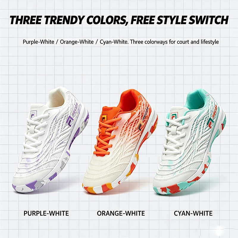 2025 New Men's Badminton Shoes Women's Sports Shoes Table Tennis Shoes Volleyball Shoes Training Shoes Tennis Shoes
