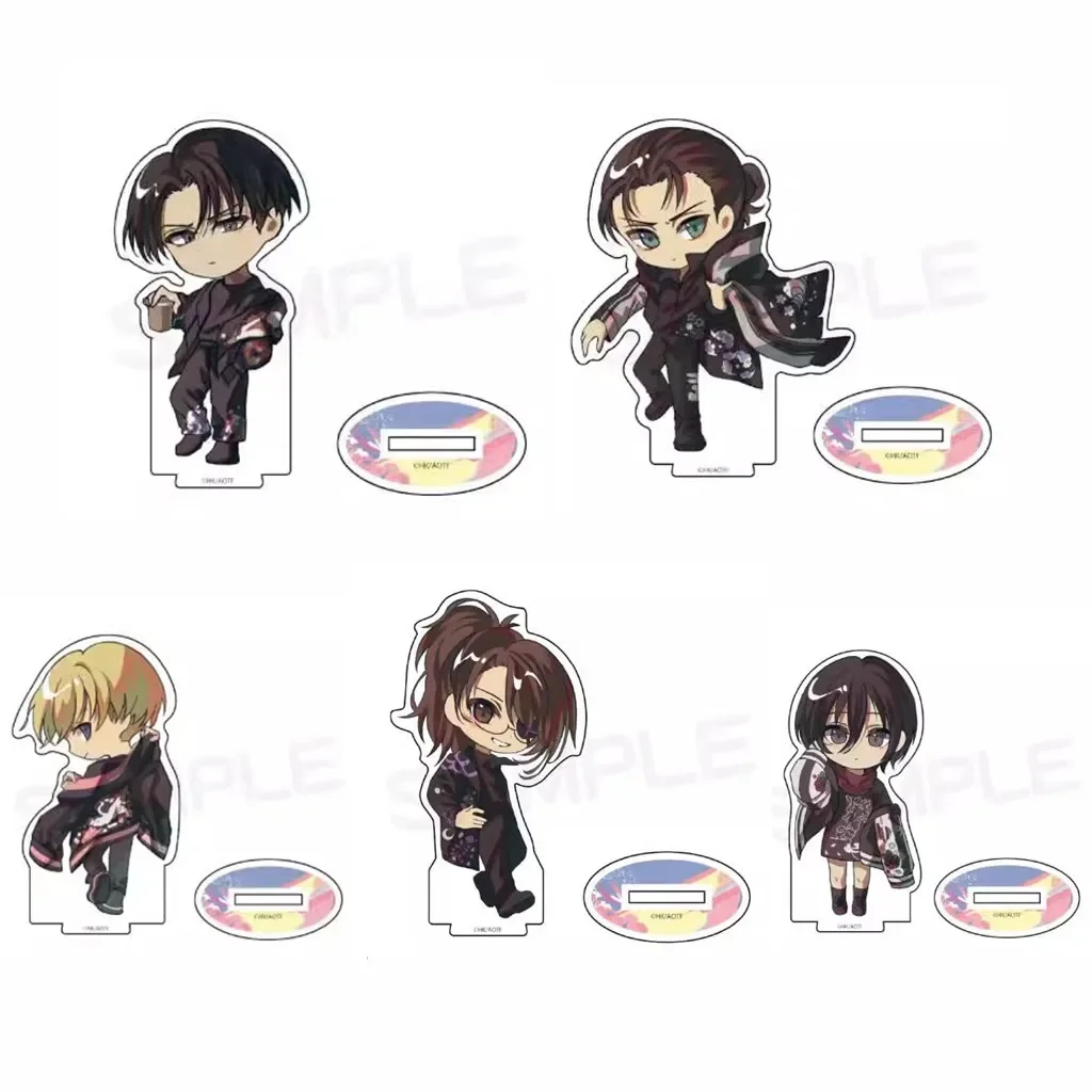 Anime Eren Yeager Armin Levi Mikasa Acrylic Stand Doll Game Mini Figure Model Plate Cosplay Toy for Gift