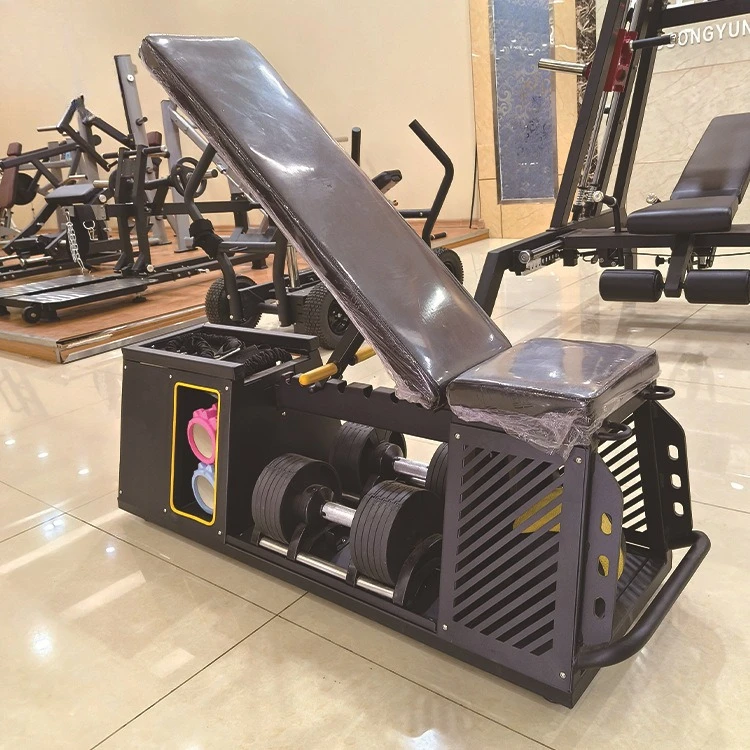 Multi-functional dumbbell box, household kettlebell tension comprehensive training box, strength adjustable equipment