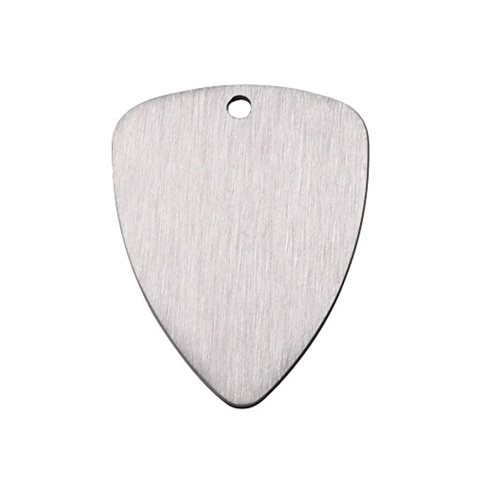 Titanium Steel Guitar Pick Hand Carved Polished Comfortable Flexible Professional Musical Instrument Accessory Bass