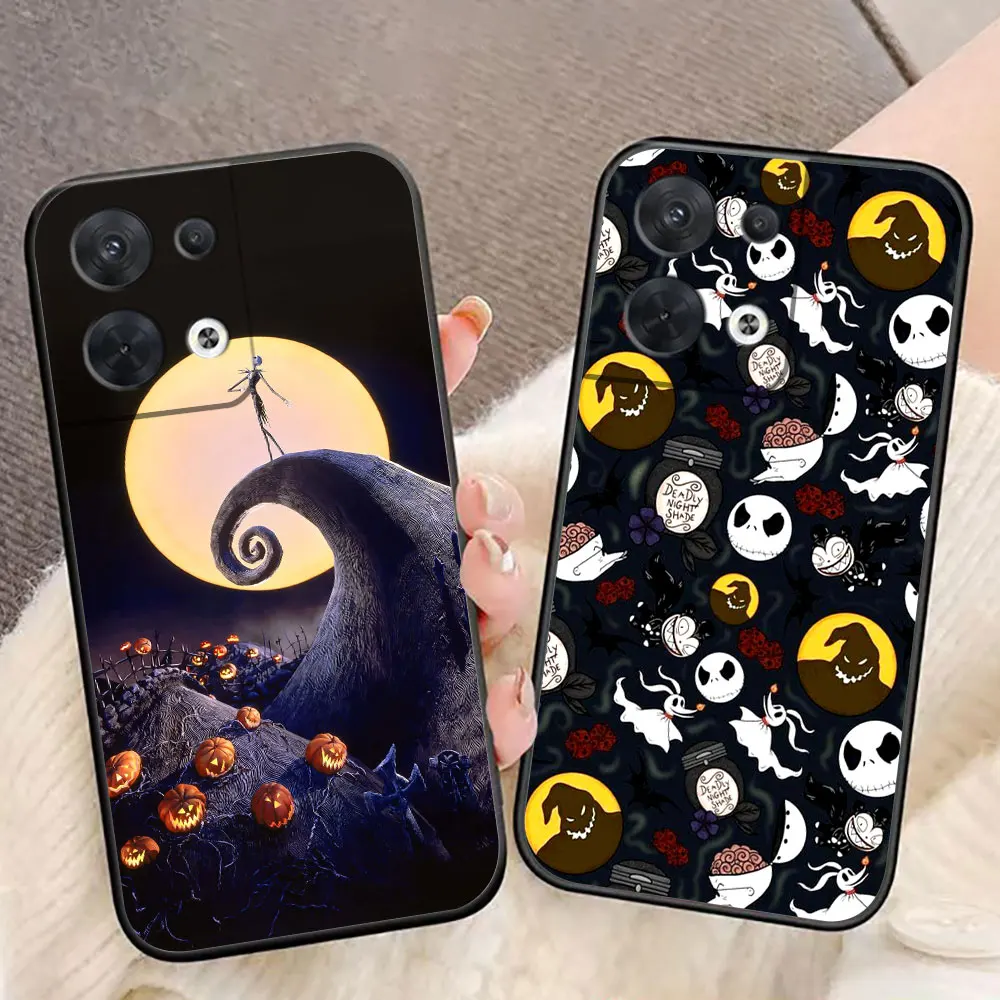 

The Nightmare Before Christmas Phone Case For OPPO A15 A16 A17 A38 A54 A52 A53 A55 A57 A58 A60 A74 A76 A78 A92 A93 A94 A98 Case