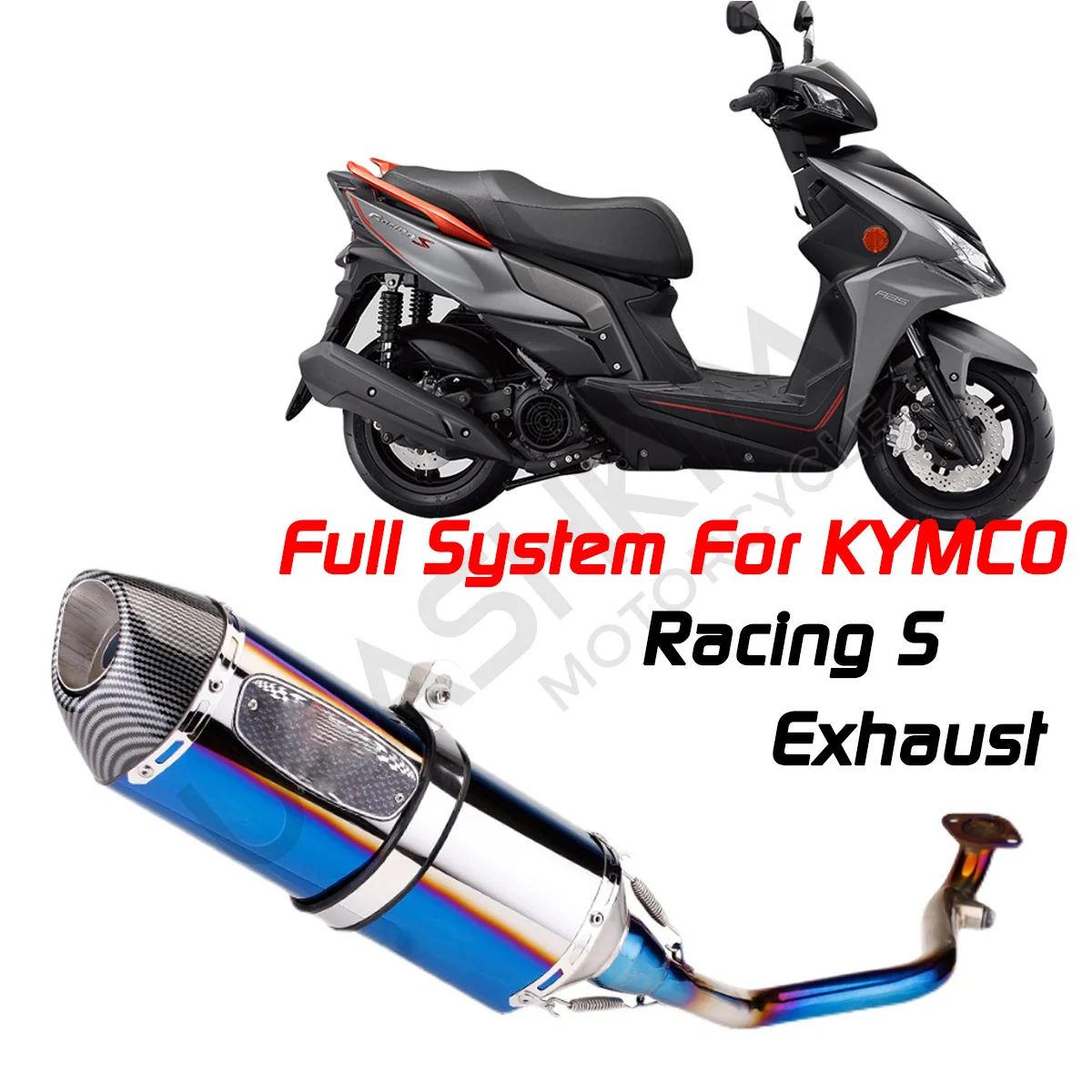 

Мотоцикл глушитель Escape для Kymco Racing S выхлопной