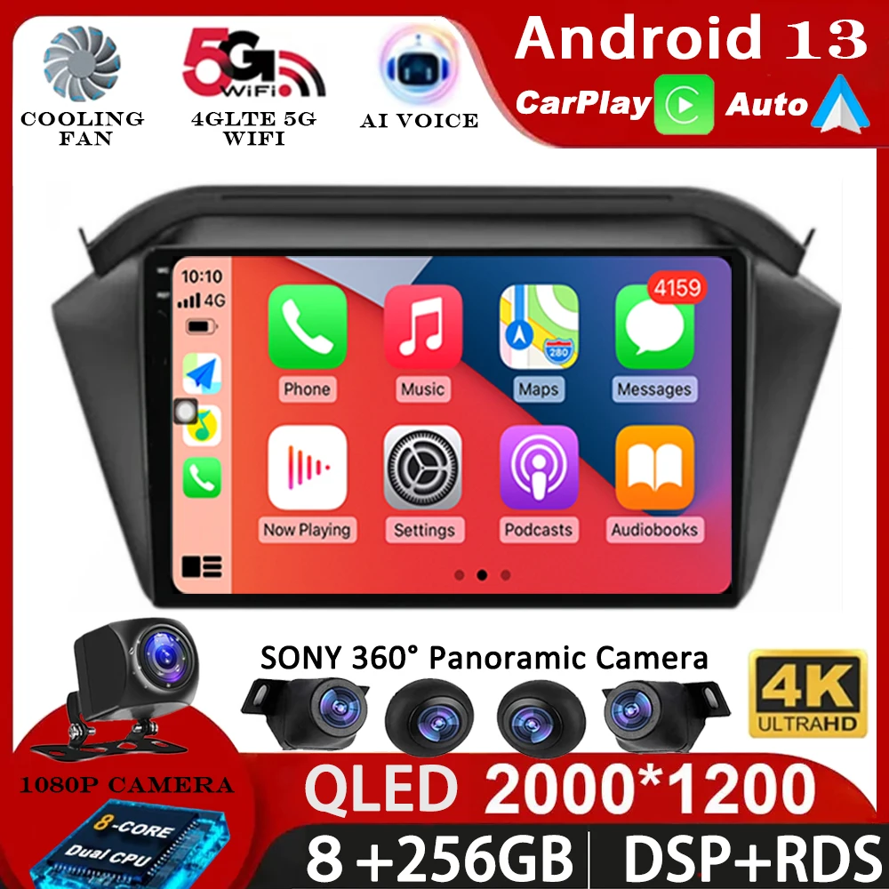 

Android 15 Car Radio Stereo For JAC S2 2015 2016 2017 2018 Carplay Auto Multimedia Player GPS Navigation Autoradio Headunit DSP