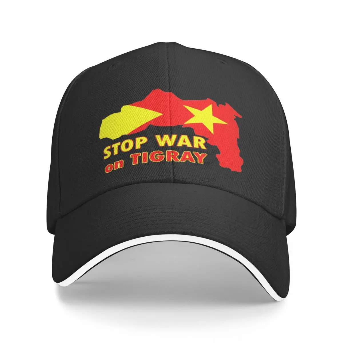 Tigray Regio Map Vlag 732 Hoed Heren Pet Caps Vrouwen Baseball Caps Baseball Pet Voor Mannen Man Hoed Baseball Cap