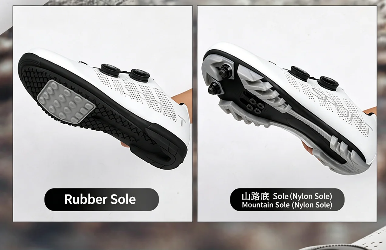 Atmungsaktive Radsportschuhe MTB Fahrradschuhe Herren Renn- und Wettkampfschuhe Selbstverriegelnde Speed-Fahrradsneaker Damen Cleat-Straßenradsportschuhe – Detail 18