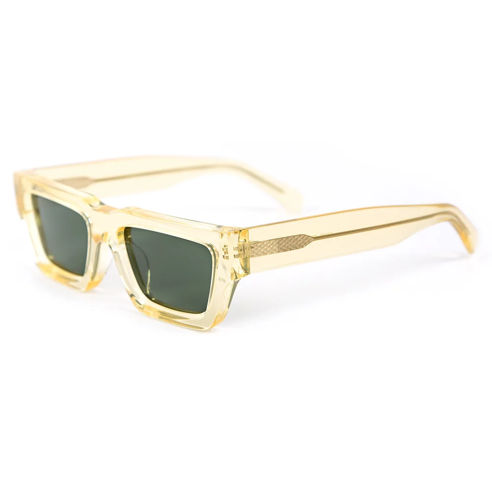 Mode Polarisierte Sonnenbrille für Frauen Hohe Qualität Acetat Breiten Rand Dicken Rahmen Quadratische Brillen Männer Im Freien Fahren Sonnenbrille