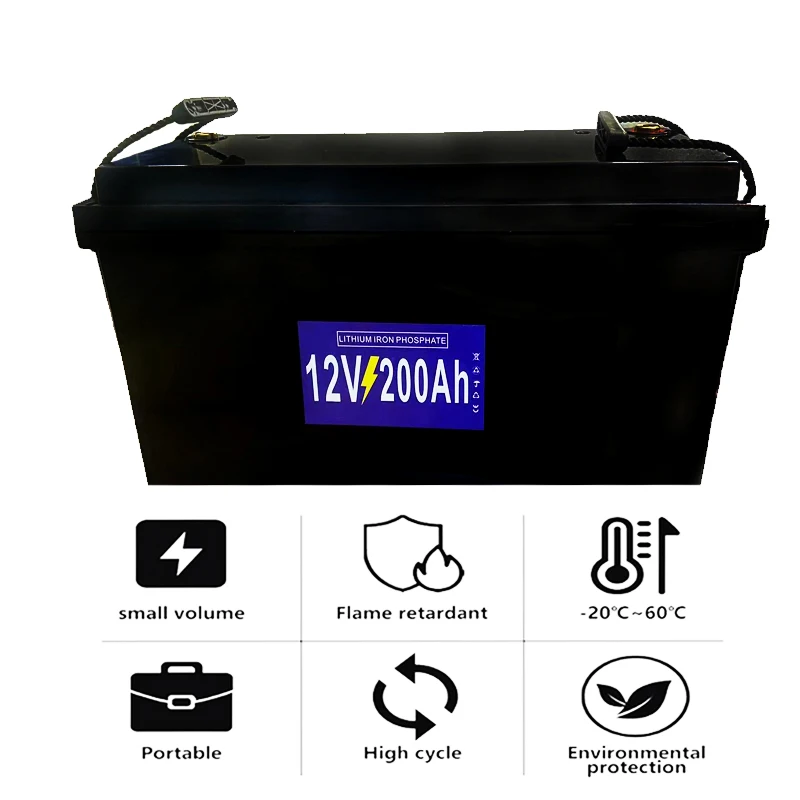 

12V 200Ah Lithium Battery Pack for Children's Toy Car, Solar Street Lights Andother Small Equipment Power Supply Tool