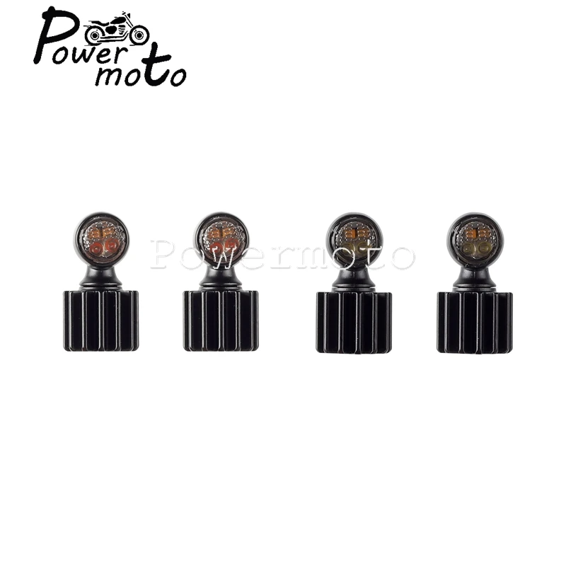 For Harley Dyna Sportster 3 in 1 Tiny Tail Brake Light Front Daytime Running Light Super Mini Blinker Flashing Turn Signal Light