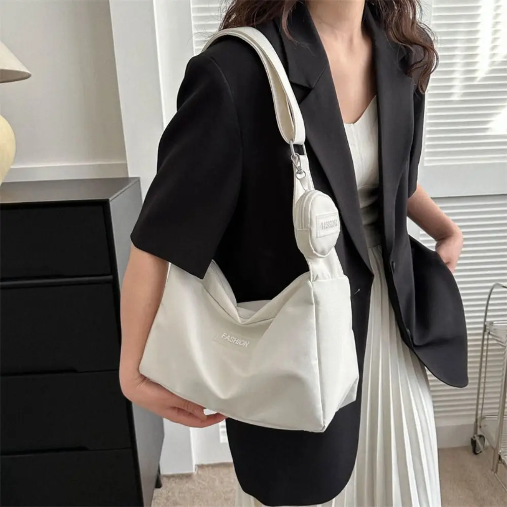 Students Printing With Coin Purse Handbag OX Cloth Tote Bag Women Shoulder Bag Korean Style Crossbody Bag Sports Shoulder Bag