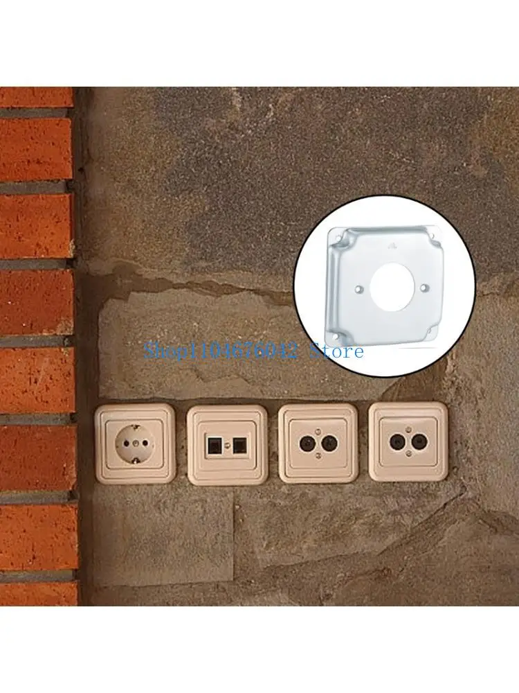 

5asd, 4 шт. в упаковке, практичные квадратные крышки из оцинкованного сплава, конструкции розеток для 4-дюймовых электрических