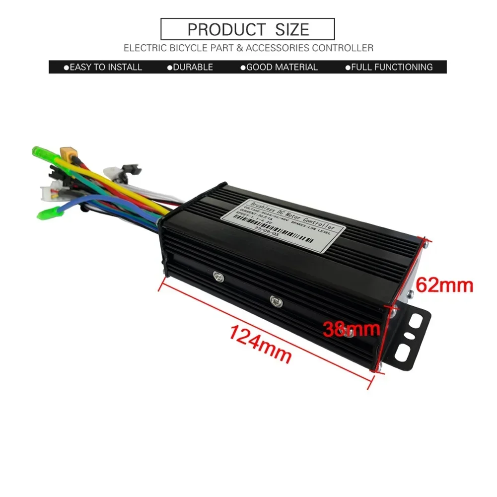 36 V/48 V 500 W/750 W Elektrische Fiets Controller 26A Sinus Borstelloze Motor controller 3-Modus E-Scooter Controller Ebike Accessoire