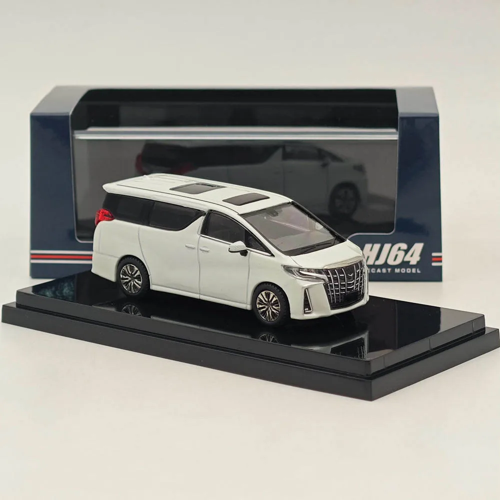 1/64 Hobby Japan for H30W with Sunroof White Pearl Crystal Shine HJ645012AW Diecast Model Car Miniature Limited Collection Toys