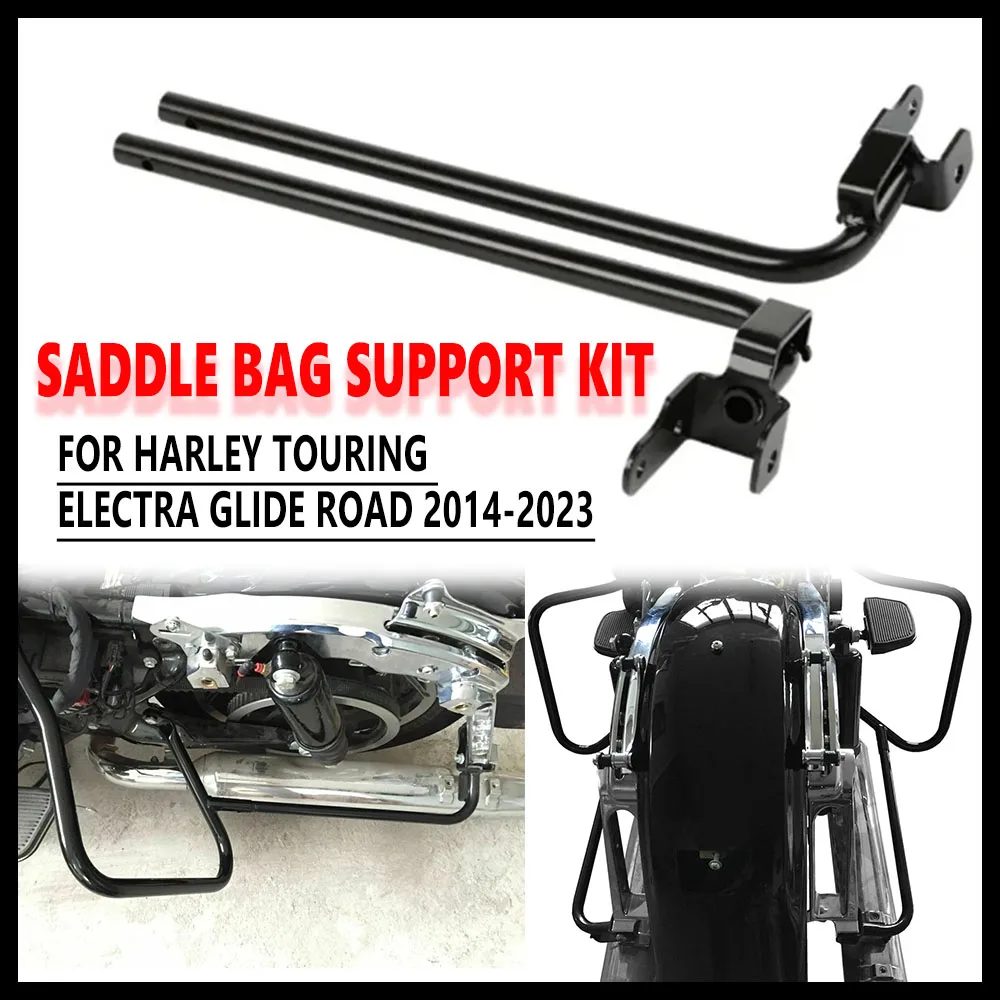 

For Harley NEW Motorcycle Accessories Saddle Bag Support Kit Electra Glide Road Glide Road King Ultra Limited Low 2014-2023