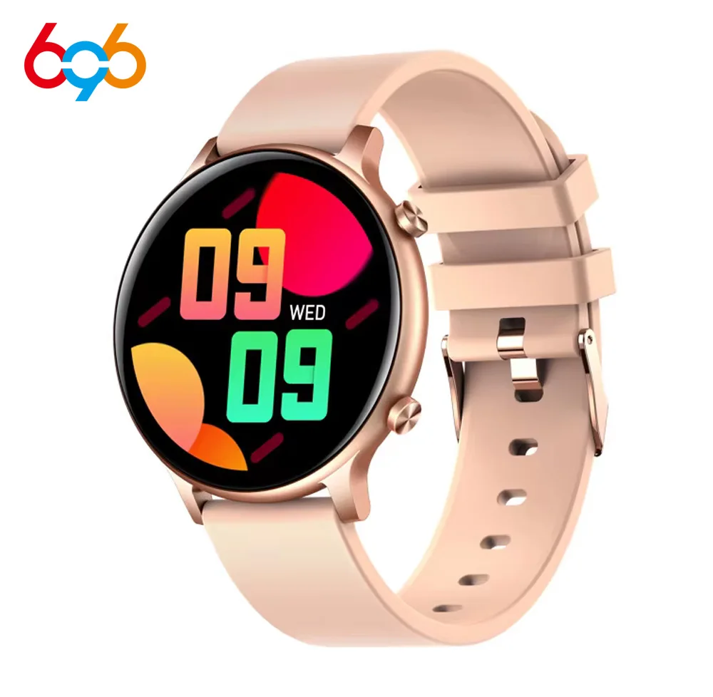 

696 New Smartwatch Women Blue Tooth Call Sports Fitness Smart Watches Men Heart Rate Health Sleep Detection Waterproof Clock