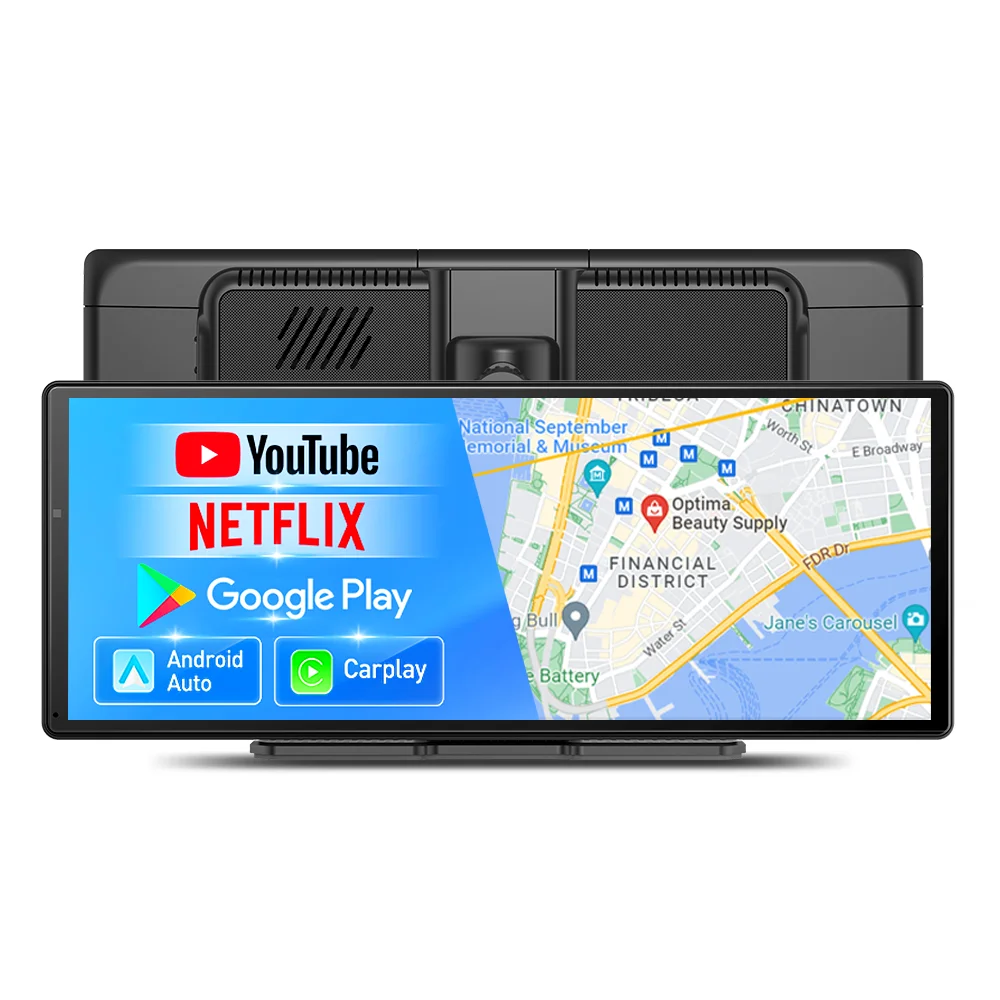 Imagebon W60N Android 14 11.3 "Dashcam Achteruitkijkspiegel Camera 8 Core 4 + 64G Draadloze CarPlay & Android Auto Netflix GPS Auto DVR - afbeelding 2