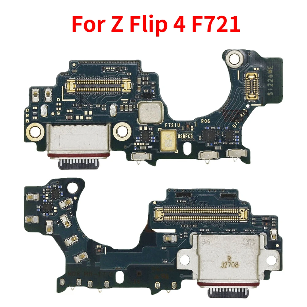 USB Charging Port Dock Mic Board For Samsung Galaxy Z Flip 1 2 3 4 5 5G F707  F711  F721 F731 U B N