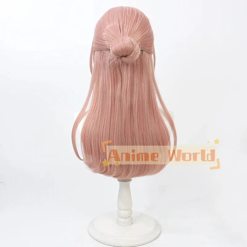 Anime Gakuen IDOLM@STER Rinami Himesaki Capelli sintetici resistenti al calore Halloween Gioco di ruolo Festa Carnevale + Cappellino per parrucca
