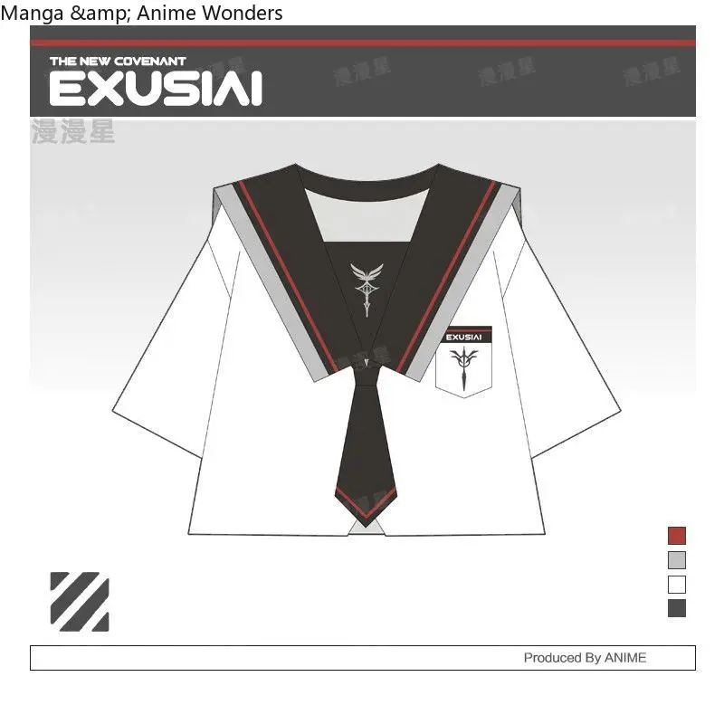 

Костюм для косплея по игре Arknights Exusiai: аниме-фигурка, короткая юбка, пальто, куртка, модная повседневная толстовка унисекс, одежда, подарок на Хэллоуин