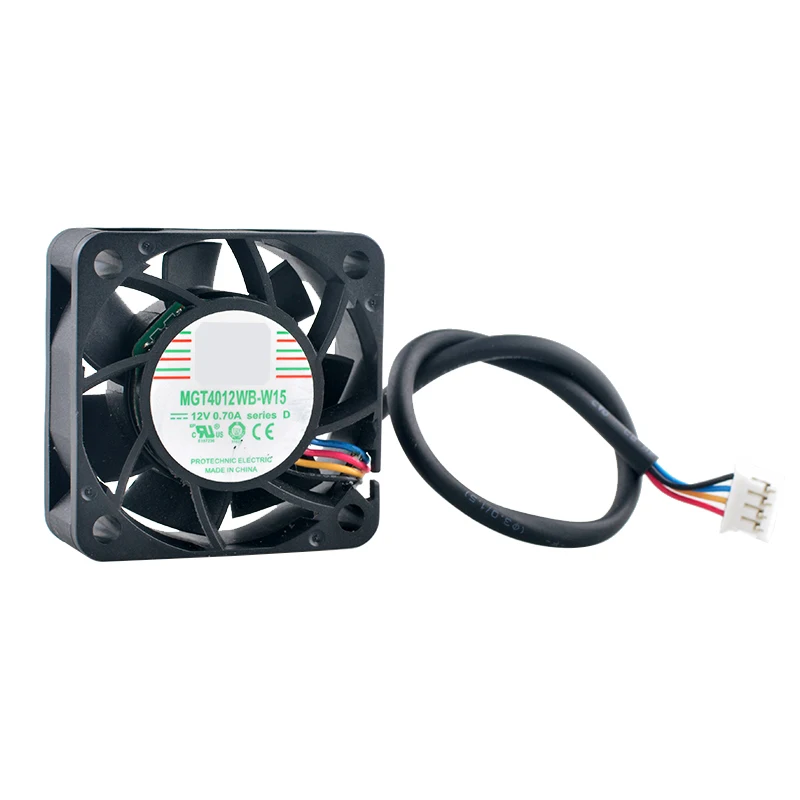 

MGT4012WB-W15 4cm 40mm fan 40x40x15mm DC12V 0.70A 4-pin High speed axial flow fan cooling fan for chassis CPU power supply