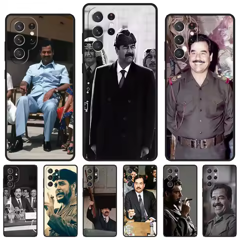 Saddam Hussein Iraq phone case For Samsung Galaxy S24 S23 S22 Ultra Note 10 20 Plus S8 S9 S10 S20 S21 FE Cover