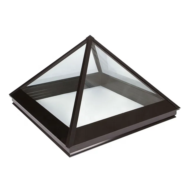 Best Price Fixed Acrylic Dome Glass Skylight Aluminum Roof Skylight Window With Double Glazing Clear Skylight