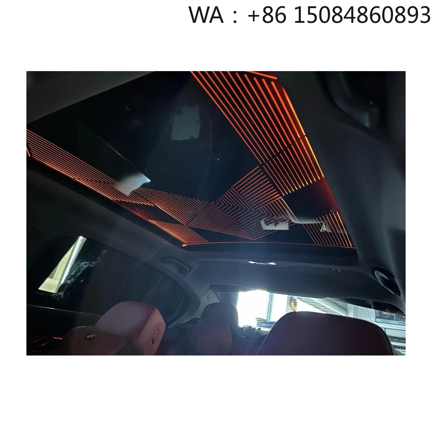 Automotive Retrofit Panoramic Roof Starry Sky Film Ambient Light Interior Decor for 5 Series G30