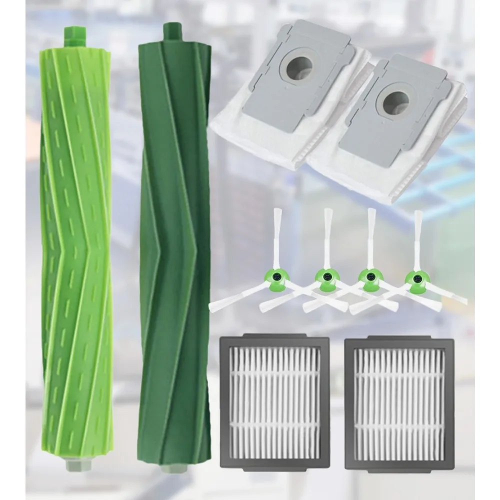 

Compatible with iRobotRoomba i3 i4 i6 i7 +/E5/E6/E7 sweeper main side brush filter dust bag