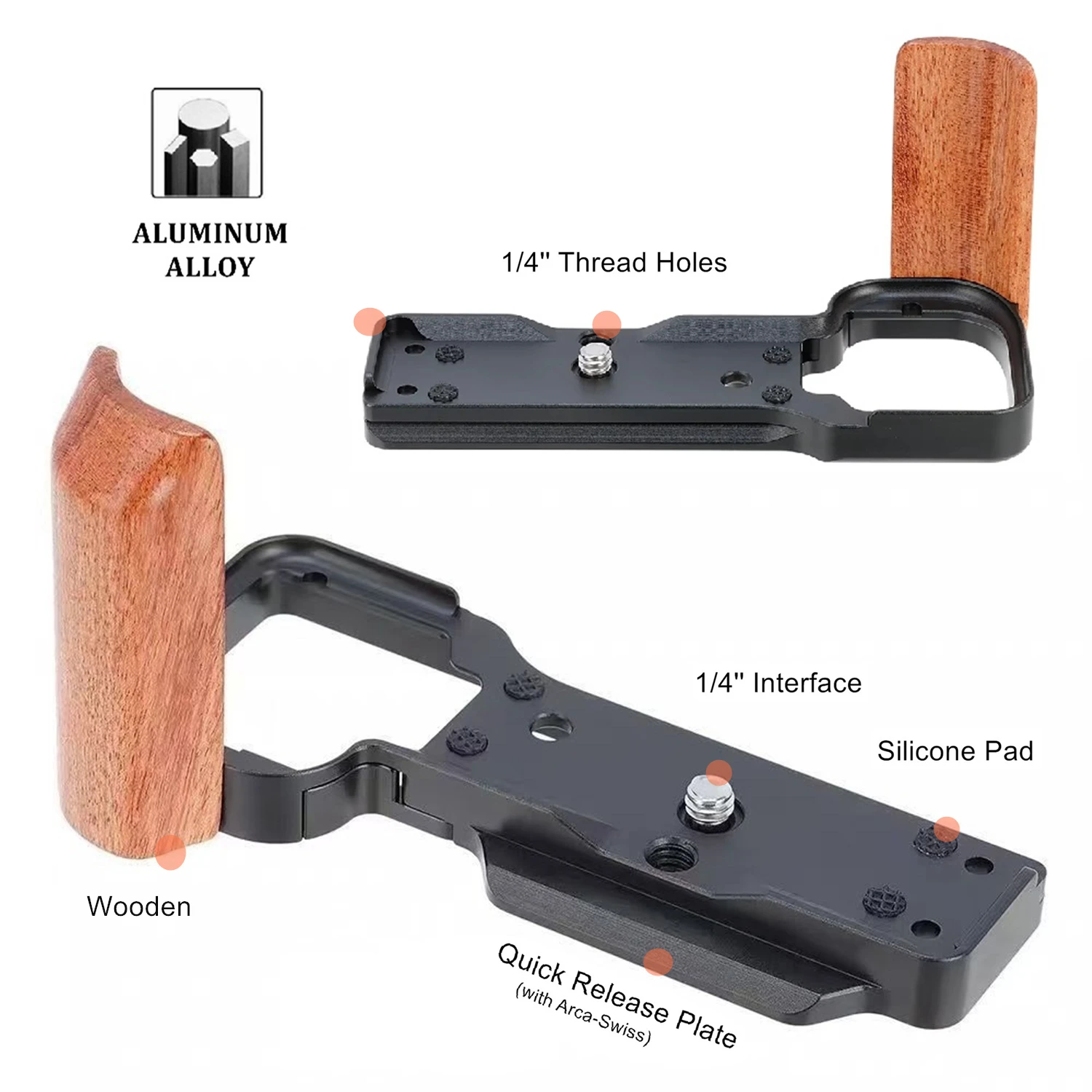 Compatible with Sony Alpha ZVE - Camera Cage Baseplate recension och pris