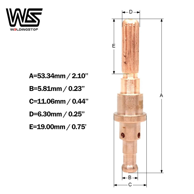 WS Electrode 9-8215 9-8210 9-8212 9-8235 9-8213 9-8218 9-8237 for Thermal Dynamics Plasma Torch (on selection)