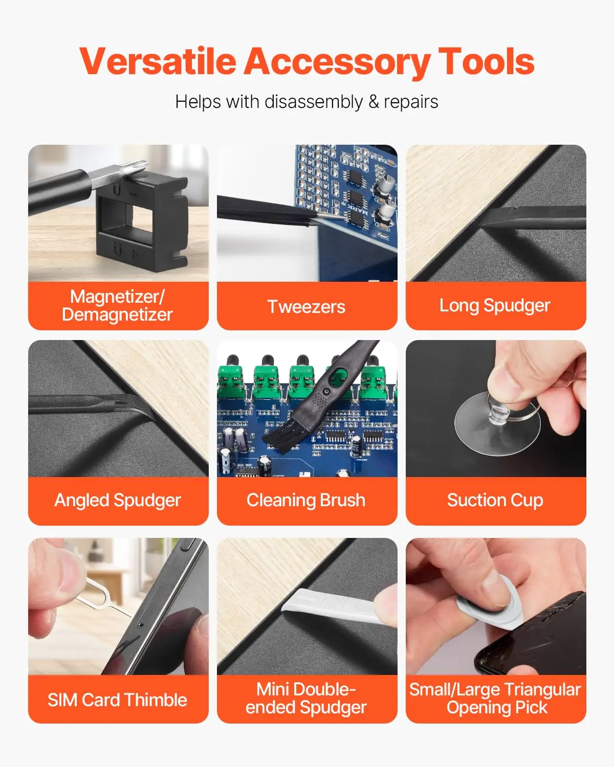 59-Piece Small Precision Screwdriver Set, Tweezer for Men, Mini Cleaning Repair Tool Kit for iPhone, MacBook, Laptop, Computer