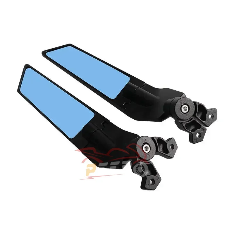 لـ CFMOTO 450SR 450sr 450 SRرؤية خلفية معدلة مع إشارة الانعطاف جميع أجنحة الألومنيوم مرآة الرؤية الخلفية ذات الجناح الثابت الخاص