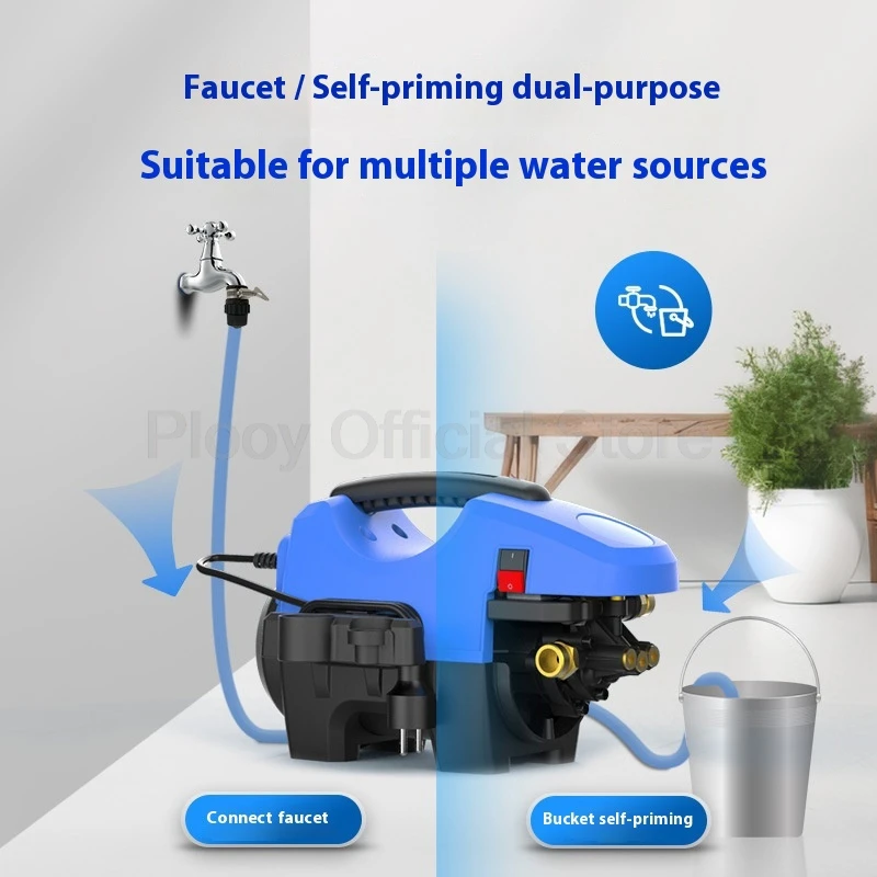 وسائط متعددة 1400 واط قوة النحاس التعريفي موتور آلة غسل سيارات المنزل استخدام السيارات ارتفاع ضغط قوية تنظيف أداة عجب 220/110 فولت