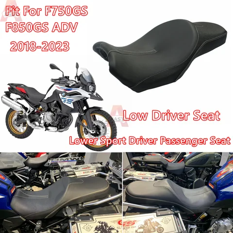 BMW F750GS F850GS 2018-2023 어드벤처 F 750 GS F 850 GS 2019 2020 용 오토바이 편안한 로우 라이더 운전자 조수석