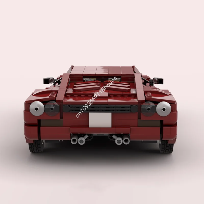 1095 pçs moc corrida técnica lamborghinis diablo supercar modelo blocos de construção velocidade veículo tijolos brinquedos crianças presentes adultos