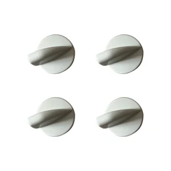 4 Pack 8181859 Control Knob (Light Gray) For Whirlpool Washer/Dryer- Replaces WP8181859 AP6011741 46197020472 8519396 PS11744940